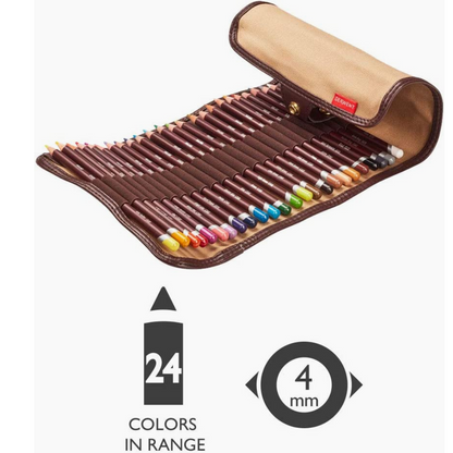 Lápices de Colores Coloursoft 2301999 Derwent Set de 24 Piezas con Estuche