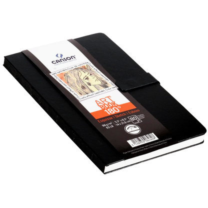 Cuaderno de Dibujo Canson 14 × 21.6 cm Art Book 180° Sketch 96 g con 80 Hojas