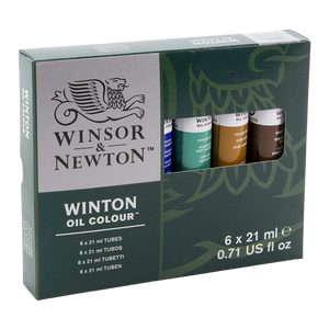 Tubo De Oleo Winton Oil Colour 21ml Winsor & Newton Caja Con 6 Piezas