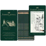 Lápices De Grafito 119064 Castell 9000 Faber Castell Design Set Con 12 Piezas