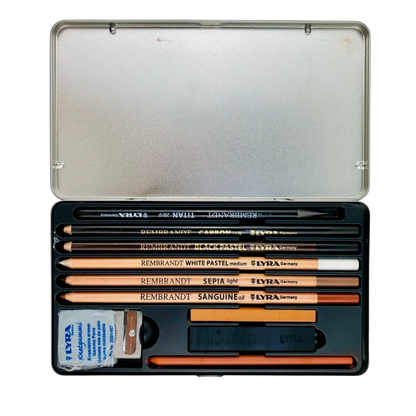 Lápices de Colores Artísticos para Bocetar 2041110 Sketching Lyra Set con 11 Piezas