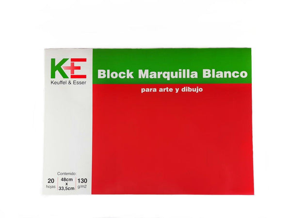 BLOCK ARTE INDART P/DIBUJO MARQUILLA, 21X29.7cm, 20HOJAS, A4, 120g 