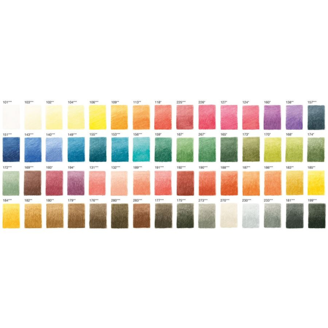 La Casa del Artesano-Set de 60 Lapices acuarelables FABER CASTELL *60  colores