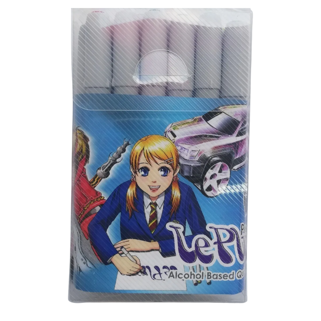 Marcadores Permanente Leplume 3000-24A Marvy Uchida Set 24 Piezas