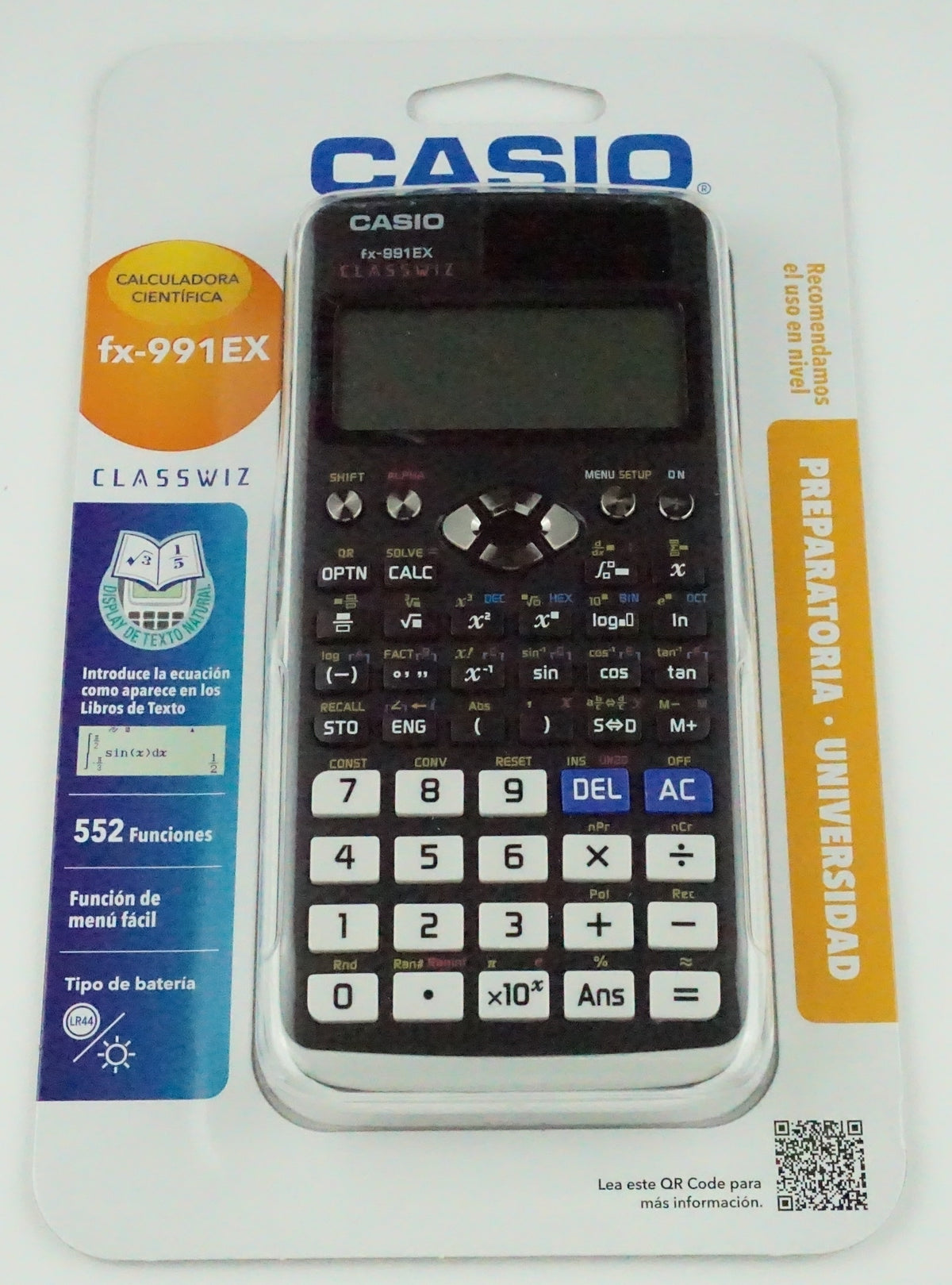 Calculadora Cientifica Casio Fx-991ex 552 Fun |Envio Gratis|