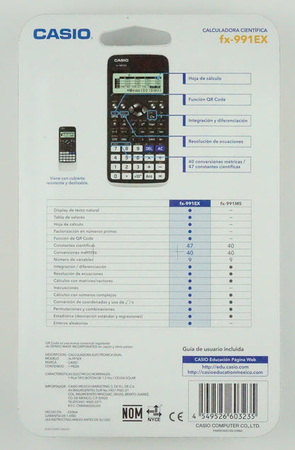 Calculadora Cientifica Casio Fx-991ex 552 Fun |Envio Gratis|