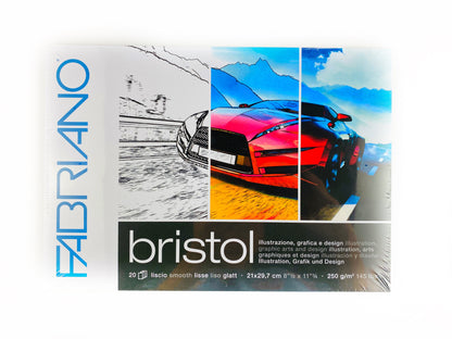 Block Fabriano Bristol Ilustración y Diseño 250 g