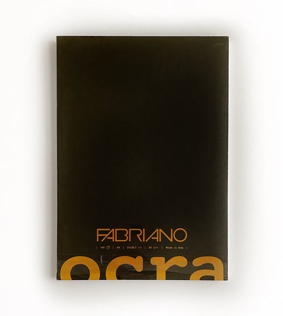Block Fabriano Ocra Negro A4 21x29.7 cm
