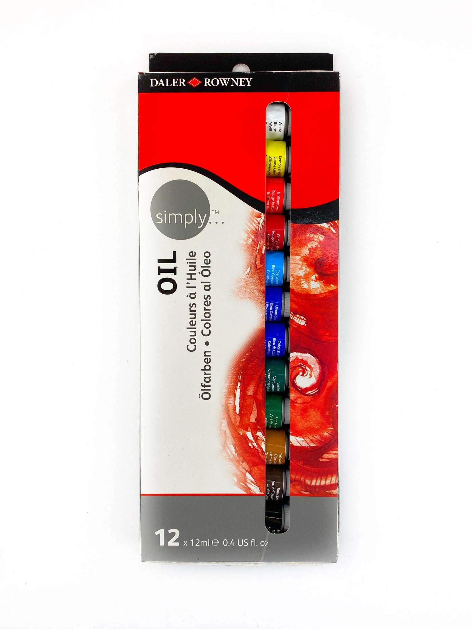 Pintura al Oleo en tubos HAND Set de 12 (12ml)