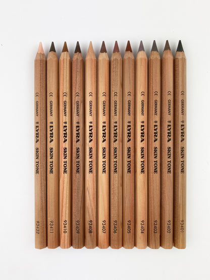 Lápices de Colores Giant Skin Tones Lyra Farb Riesen Caja con 12 Piezas