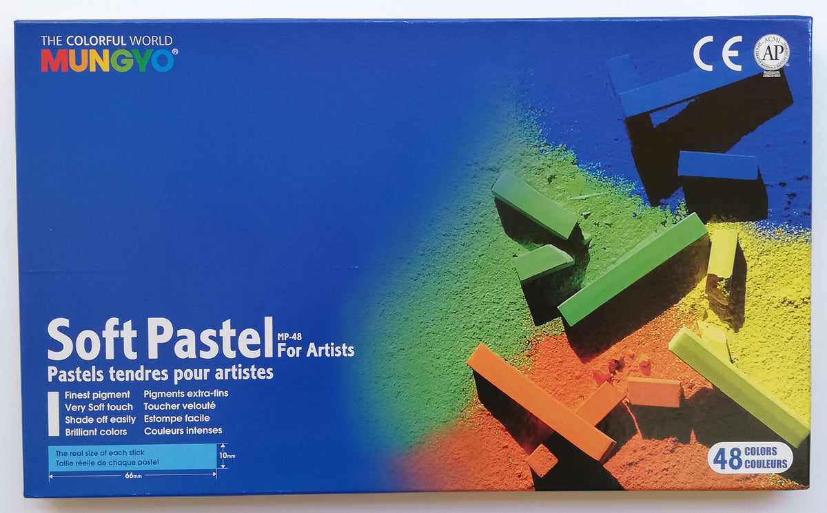 Barras de Pastel Seco en Colores Caja con 48 Piezas Mungyo