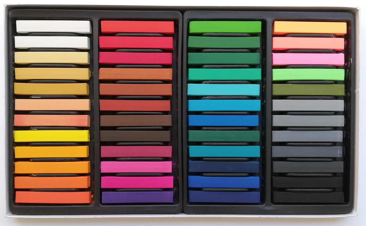 Barras de Pastel Seco en Colores Caja con 48 Piezas Mungyo