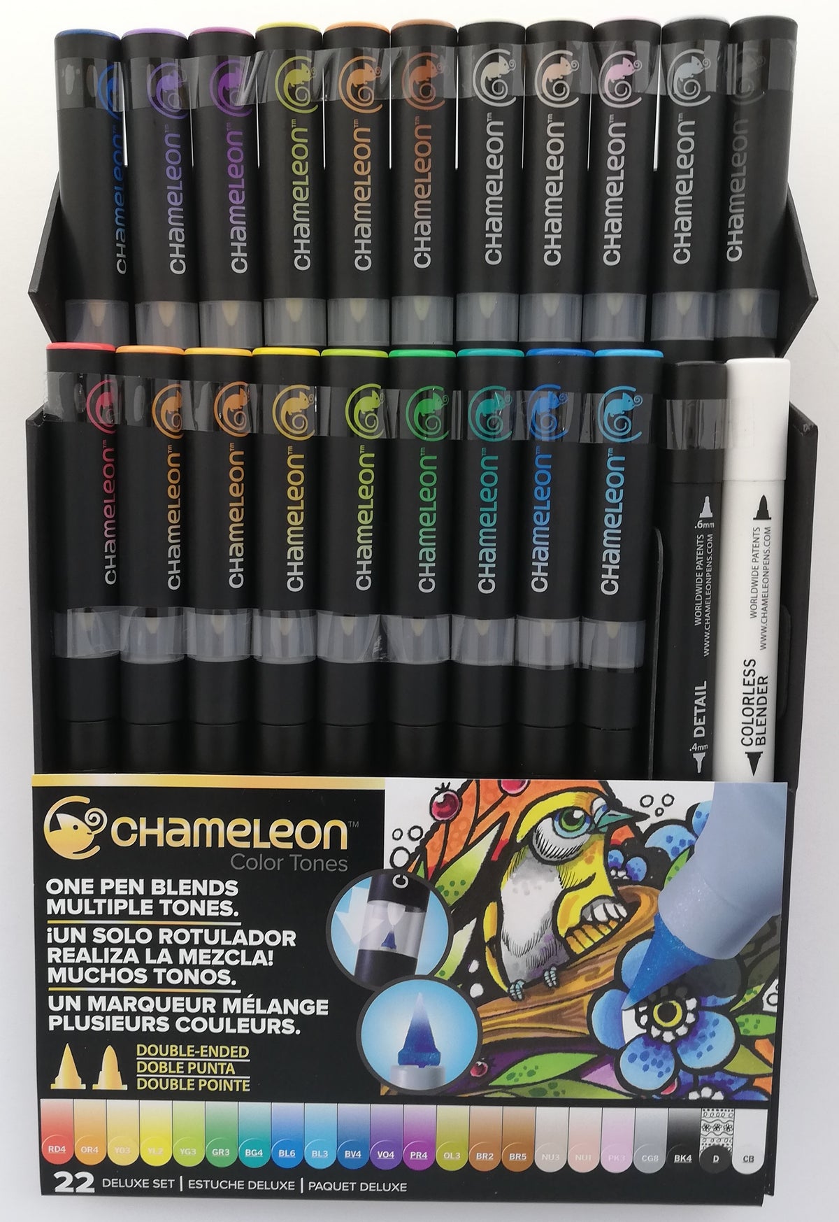 Caja con 22 Marcadores Chameleon Deluxe Pen Set