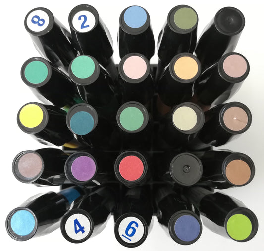 Estuche con 25 Marcadores Chartpak Colores Set Art Direction