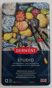 Estuche Con 12 Lápices De Colores Studio Derwent