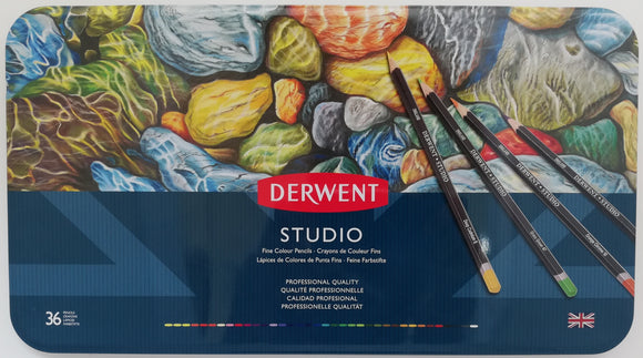 Estuche Con 36 Lápices De Colores Studio Derwent
