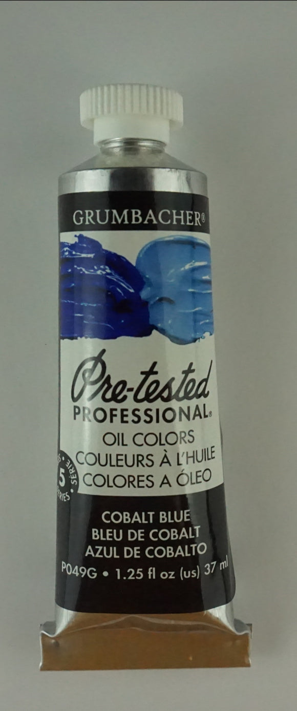 Tubo De Óleo Grumbacher 37ml P049g Azul de Cobalto