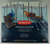 Caja De Madera Con 48 Lápices De Colores Watercolour Derwent