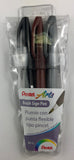 set c/3 plumines Pentel Brush sing pen