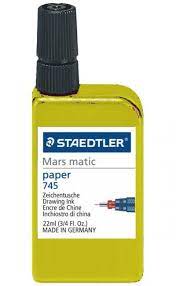 Tinta Staedtler Mars Matic 745 - Tinta de Dibujo y para Estilógrafo, 22 ml