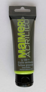 Pintura Acrílica Maimeri Tubo De 75ml Tonos Amarillos