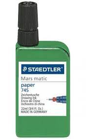Tinta Staedtler Mars Matic 745 - Tinta de Dibujo y para Estilógrafo, 22 ml